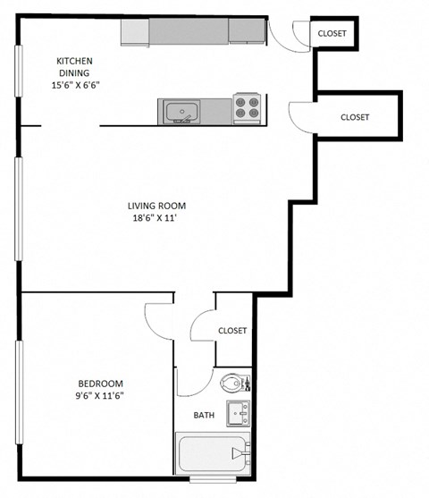 1269 Logan Studio-2 Beds Apartment for Rent - Photo Gallery 29